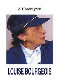 This is a poster for Documentary Louise Bourgeois - ART/new york No. 27 featuring a photo of the artist Louise Bourgeois