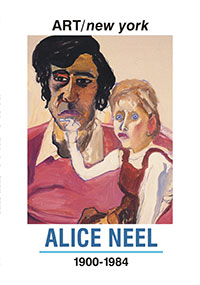 This is a poster for Documentary Alice Neel: 1900-1984 - ART/new york No. 32 featuring a painting by Alice Neel